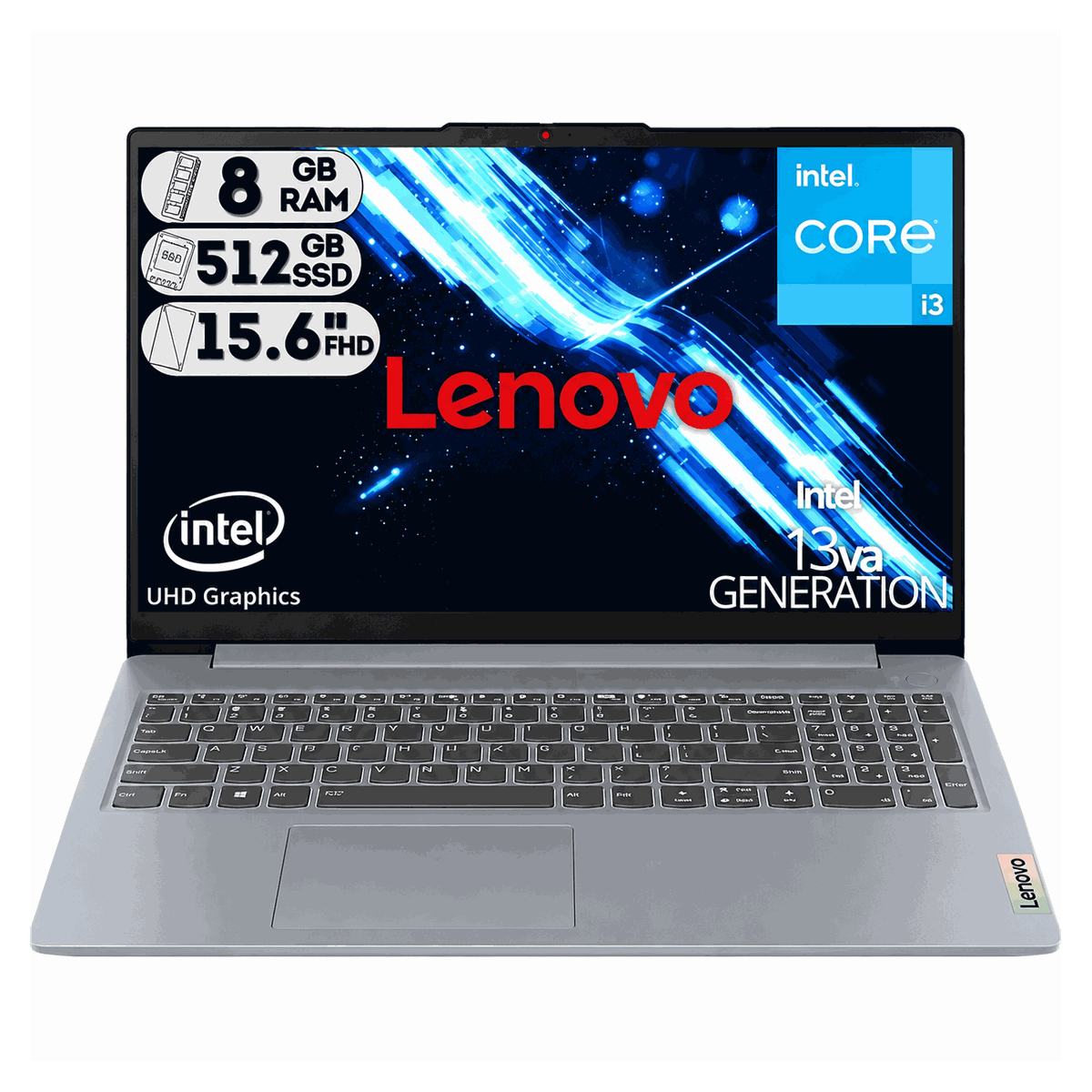 Lenovo IdeaPad Slim 3 · Core i3 · 15.6" FHD · 8 GB + 512 GB