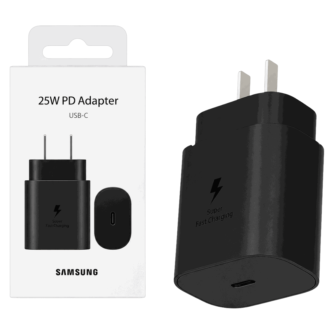 Samsung Cargador de Pared Rápido 25W · Negro