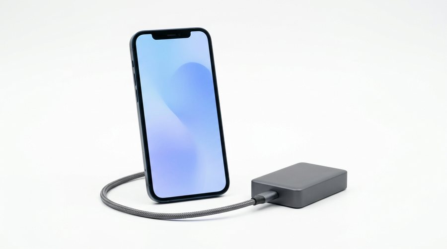 Celular conectado para diagn&oacute;stico y actualizaci&oacute;n de software